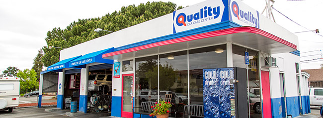 Closeup of outside of the shop | Quality Tune-Up Auto Care