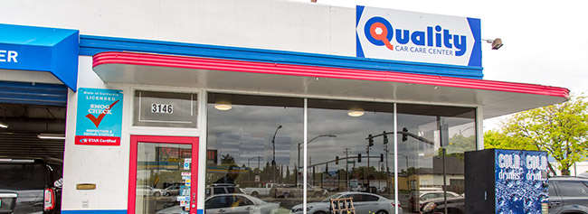 Closeup of outside of the shop | Quality Tune-Up Auto Care